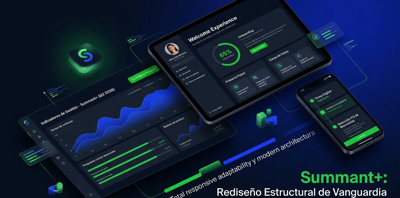 Summant+: Rediseño Estructural Completo y Modernización de Aplicaciones Corporativas